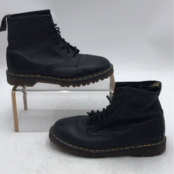 Dr. Martens Combat Black Men Boots - US 9 - Picture 3 of 5